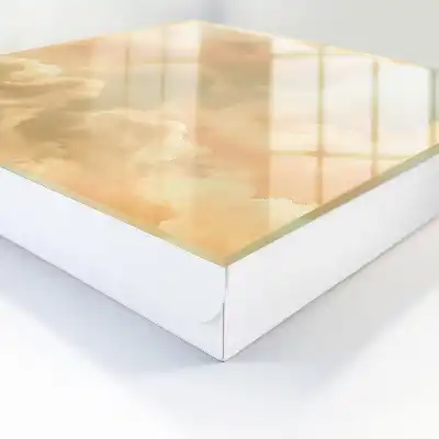 Decorative key box Pastel clouds cloudless peace