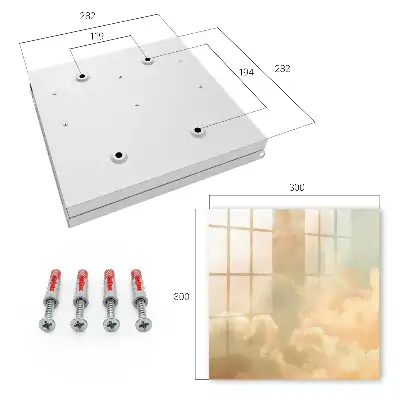 Decorative key box Pastel clouds cloudless peace