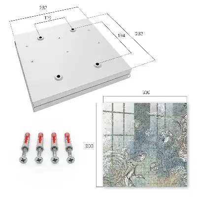 Key box for home Floral pattern, peace, elegance