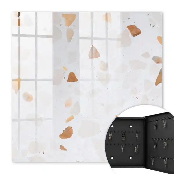 Wall mounted key box Colorful stones, diverse and dynamic