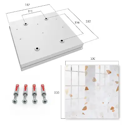 Wall mounted key box Colorful stones, diverse and dynamic