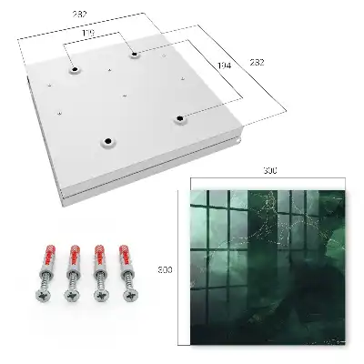Key box for home Green elegance composition