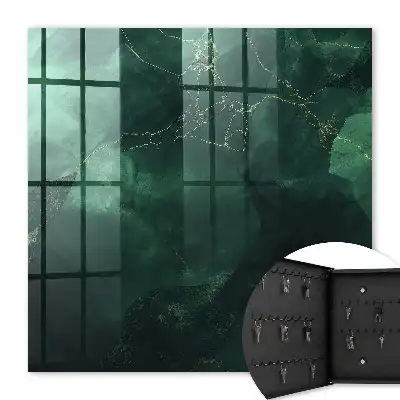Key box for home Green elegance composition