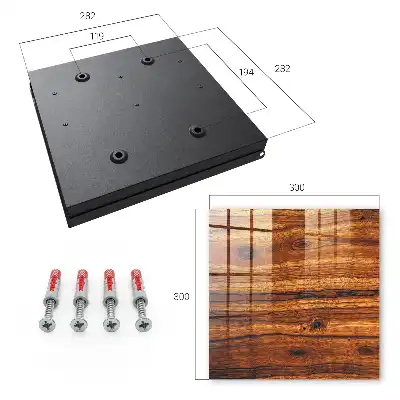 Key box for home Wooden texture with clear grain