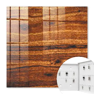 Key box for home Wooden texture with clear grain