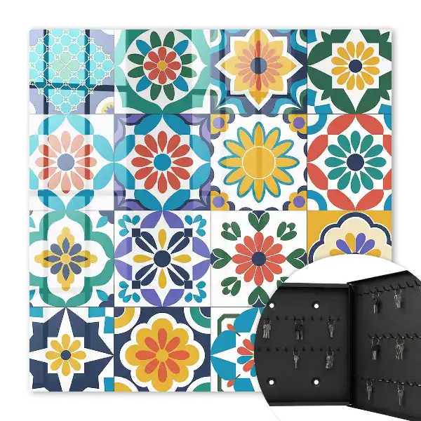 Key cabinet Floral patterns full of energy