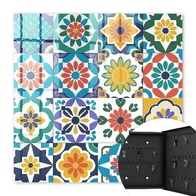 Key cabinet Floral patterns full of energy