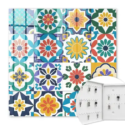 Key cabinet Floral patterns full of energy