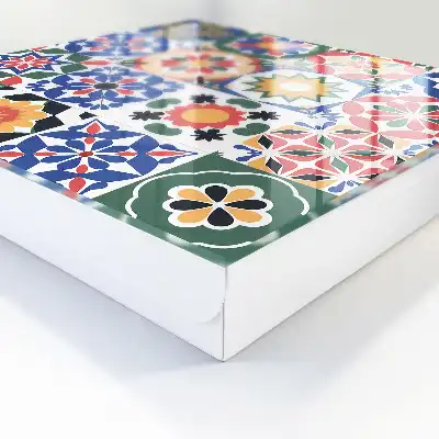 Wall mounted key box Floral mosaic harmonious arrangement