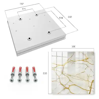 Key box for home Elegant marble with yellow lines