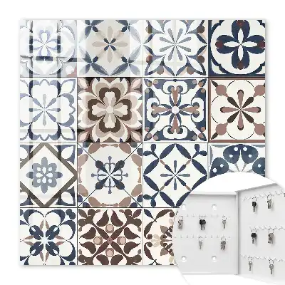 Key cabinet Arabesque mosaic of land and sea