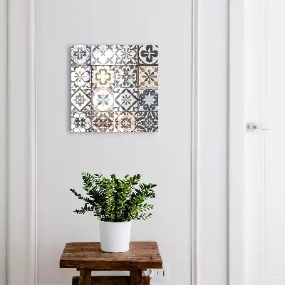 Key cabinet Arabesque mosaic of land and sea