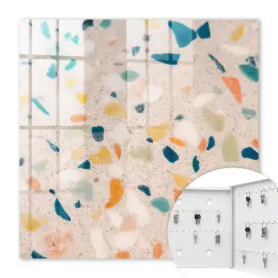 Key box for home Creative mosaic full of energy
