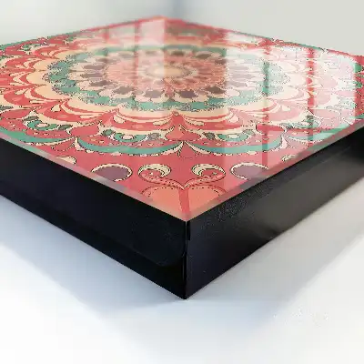Key cabinet Colorful mandala with harmonious patterns