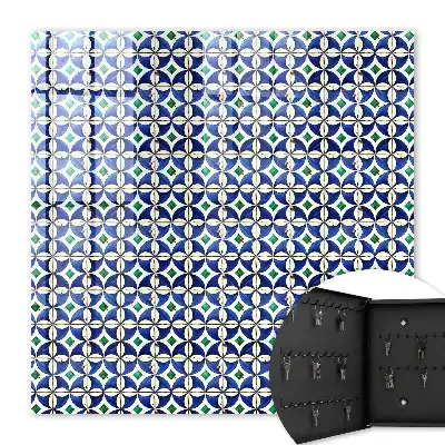 Key cabinet Geometric abstraction, harmonious colors