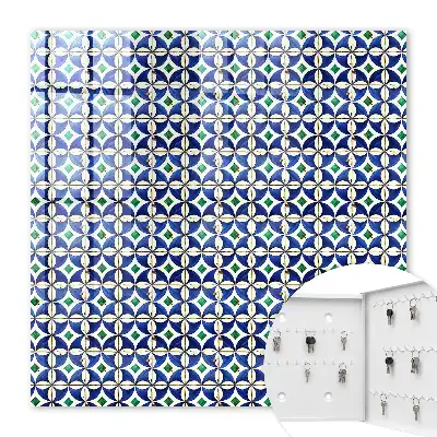 Key cabinet Geometric abstraction, harmonious colors