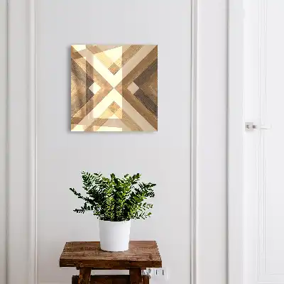 Key cabinet Wooden elegance of brown and beige