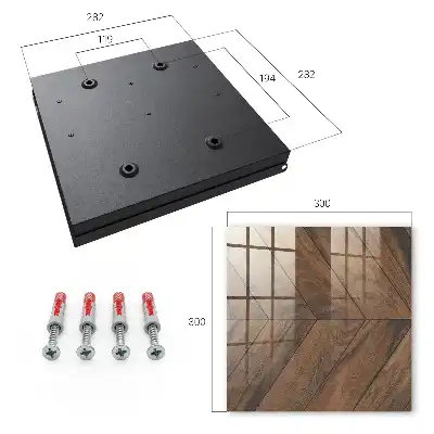 Wall mounted key box Wooden herringbone of elegance