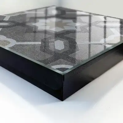 Decorative key box Geometric elegance with symmetry
