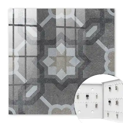 Decorative key box Geometric elegance with symmetry