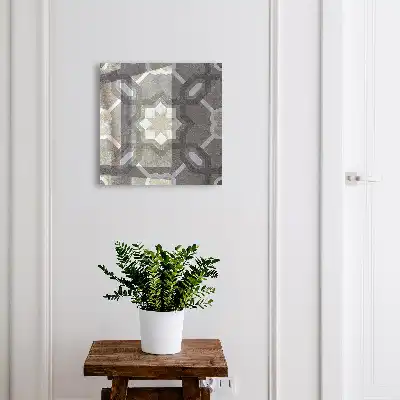 Decorative key box Geometric elegance with symmetry