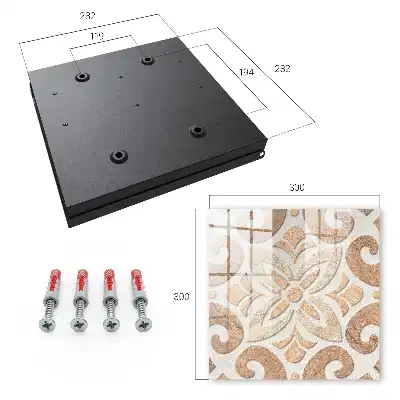 Decorative key box Beige elegance of beige brown