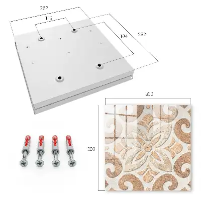 Decorative key box Beige elegance of beige brown
