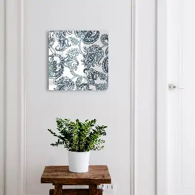 Wall mounted key box Elegant ornamental composition