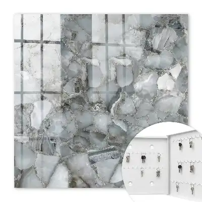 Decorative key box Stone mosaic for modern interiors