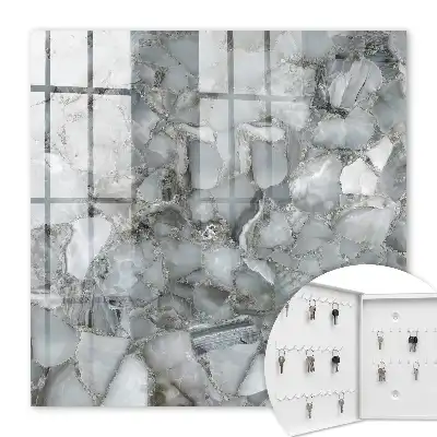 Decorative key box Stone mosaic for modern interiors