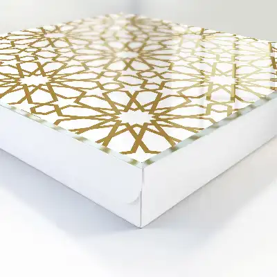 Wall mounted key cabinet Geometric pattern in a harmonious arrangement