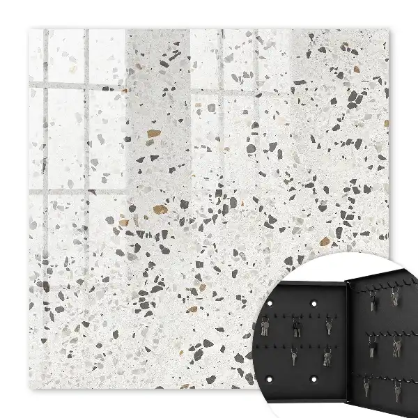 Wall mounted key box Modern texture with irregular shapes