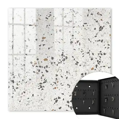 Wall mounted key box Modern texture with irregular shapes