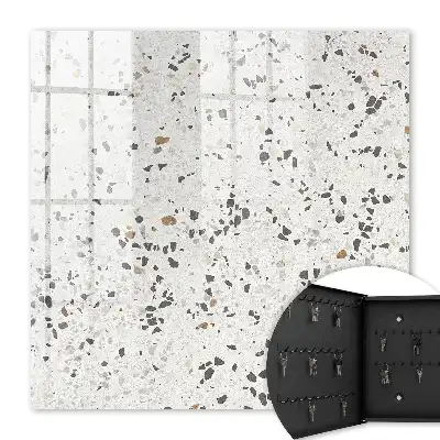 Wall mounted key box Modern texture with irregular shapes