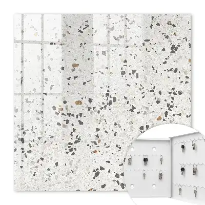 Wall mounted key box Modern texture with irregular shapes
