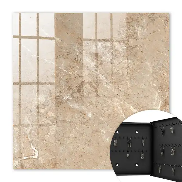 Wall mounted key box Marble pattern with lines