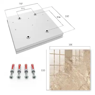 Wall mounted key box Marble pattern with lines