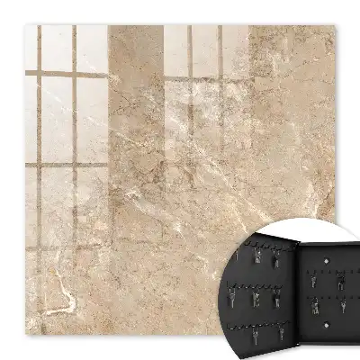Wall mounted key box Marble pattern with lines