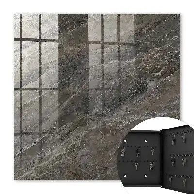 Key box for home Marble texture in shades of gray