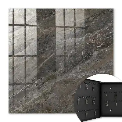 Key box for home Marble texture in shades of gray