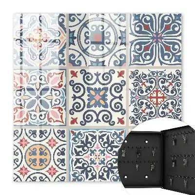 Decorative key box Mosaic patterns rich in details