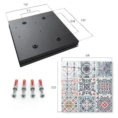 Decorative key box Mosaic patterns rich in details