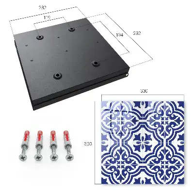 Key box for home The geometric beauty of white tones