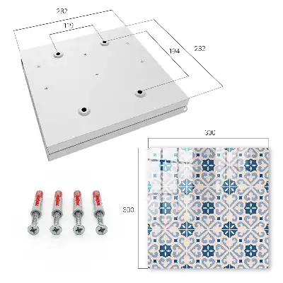 Decorative key box Ornamental pattern of vintage inspiration