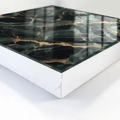 Decorative key box Marble elegance with dynamic lines