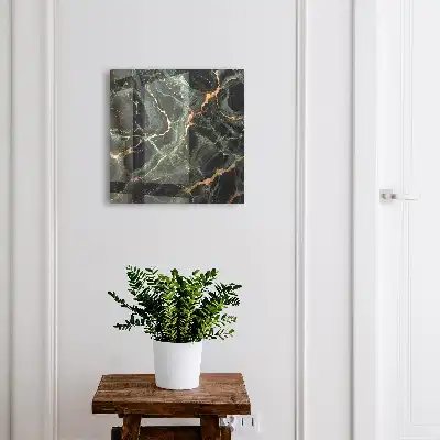 Decorative key box Marble elegance with dynamic lines