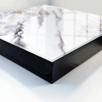Wall mounted key box Marble elegance with a touch of luxury