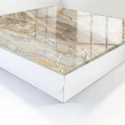 Decorative key box Elegant marble effect