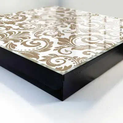 Wall mounted key box Floral ornament of classic elegance