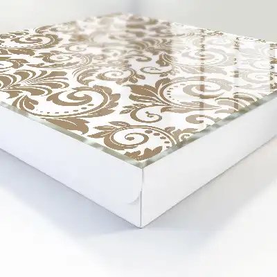 Wall mounted key box Floral ornament of classic elegance